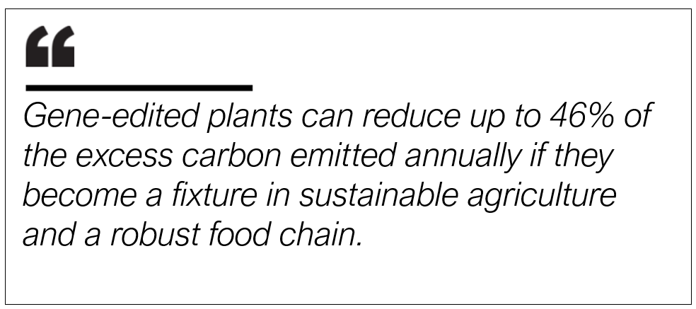 Gene Editing Is a Key to Environmental Sustainability