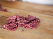 Slices of beef